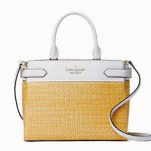 Staci Straw Medium Satchel- Kate Spade Surprise